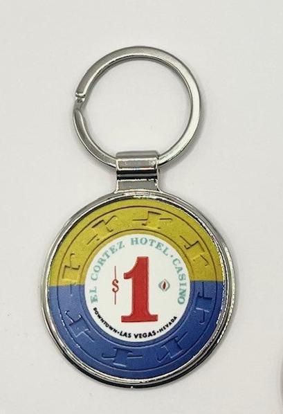 Vintage Casino Chip Keychains