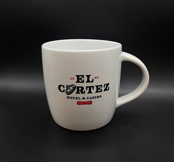White 18 oz. Roulette Mug